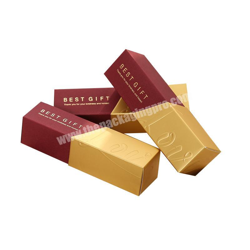 Professional Manufacture Hair Extensions Imprint Stamp Packing Box Chocolate Candy Custom Packing Box For Tube