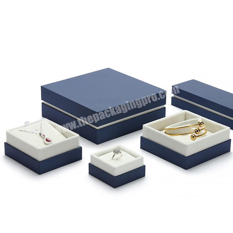 Professional production of custom logo cardboard necklace Handmade ring paper jewelry box