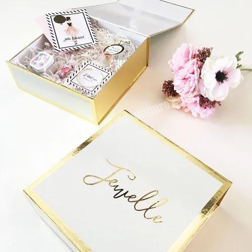 Professional Rose Gold Rigid Cardboard Beauty Holographic Cosmetic Packaging Box Printing