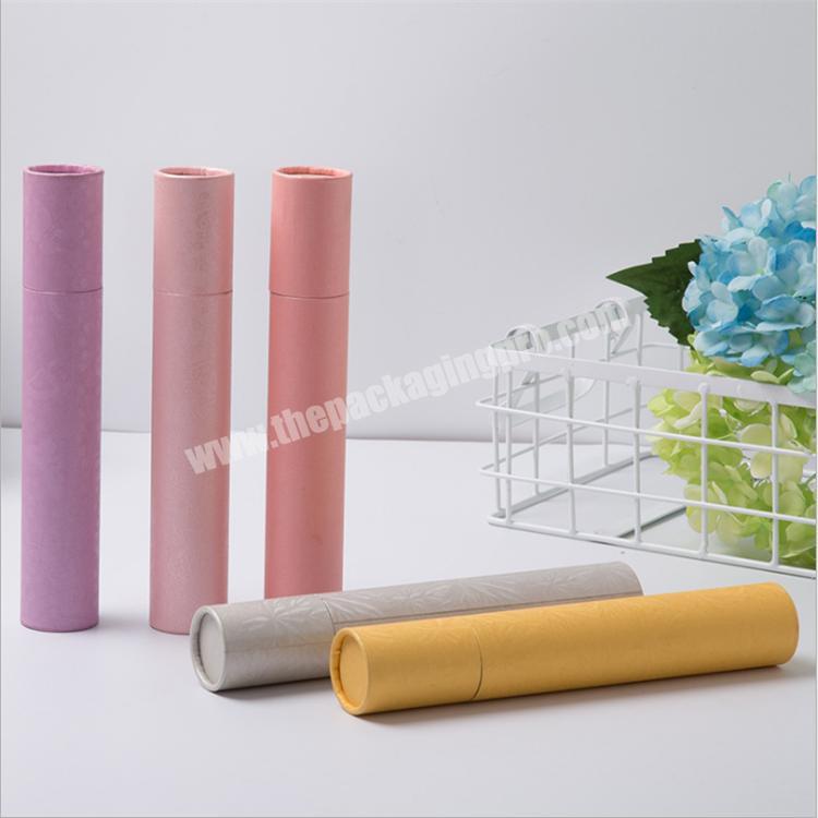 Professional wholesale cylinder essential oil bottle paper package packaging box