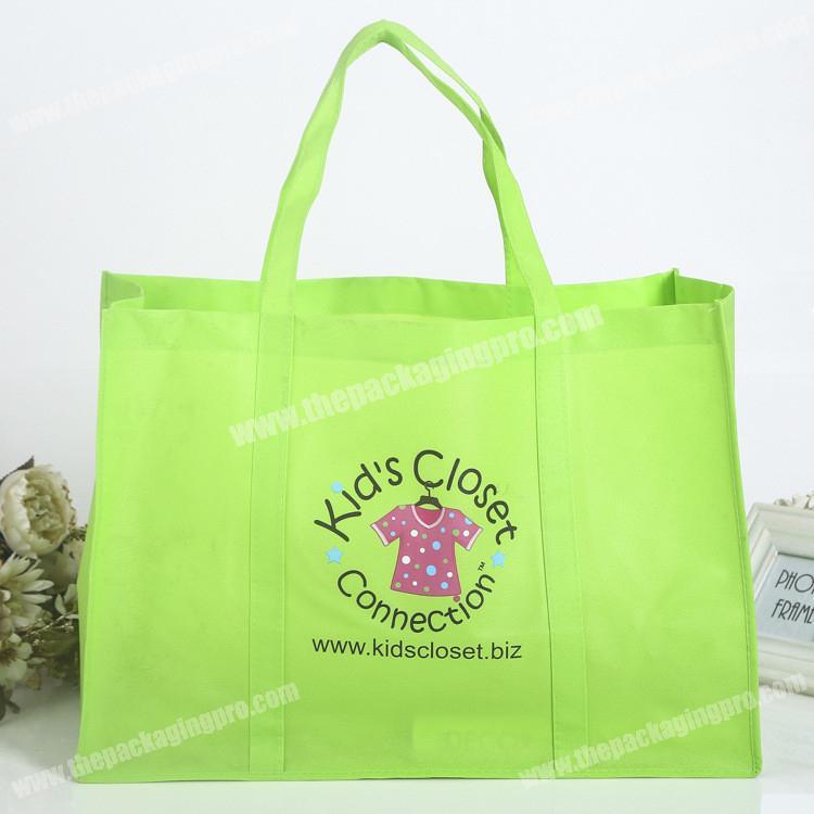 Promotion big cute non woven bag for clothes