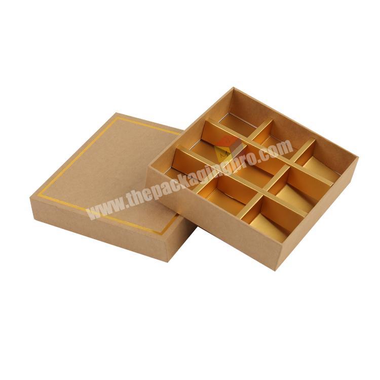 promotion cardboard homemade chocolates gift boxes