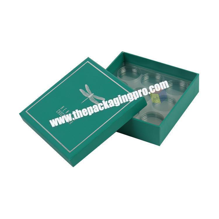 Promotion Chocolate Packaging Boxes With Clear Pvc Tray