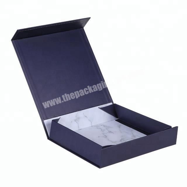 promotion clamshell folding magnet headscarf paper box