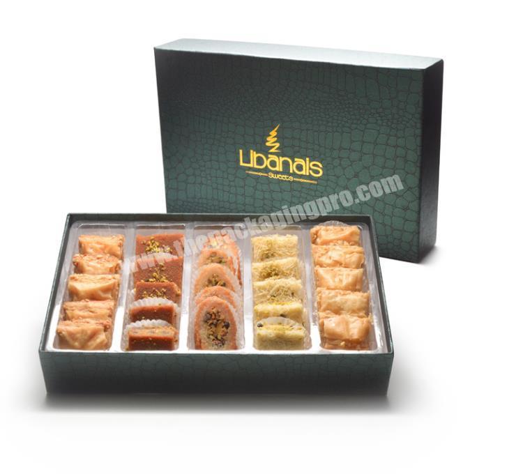promotion design logo pastry baklava gift boxes