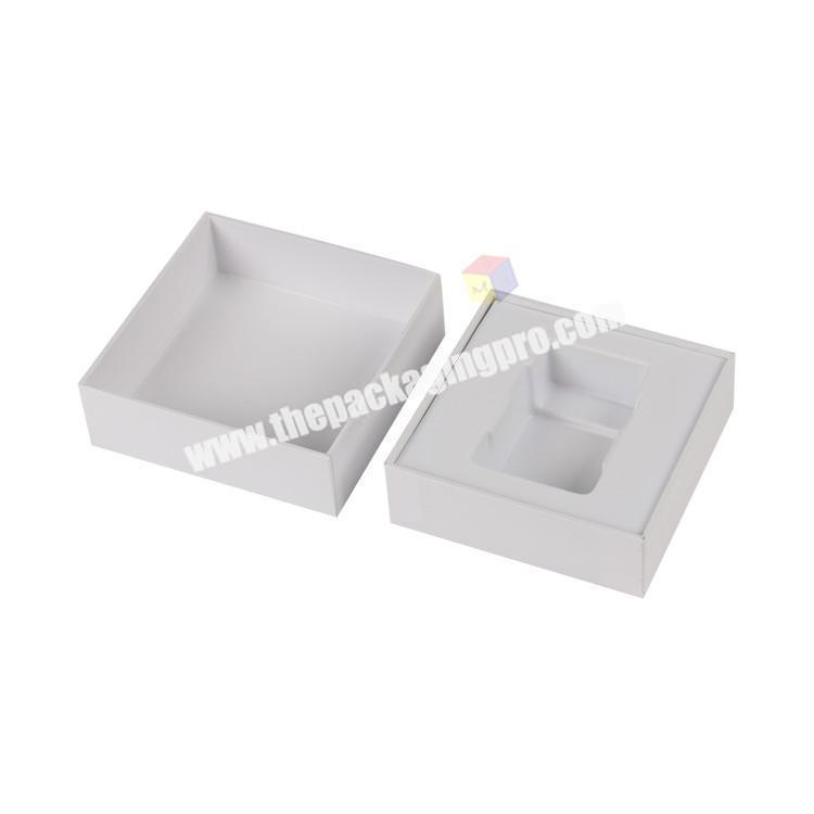 promotion square cardboard small luxury white gifts boxs