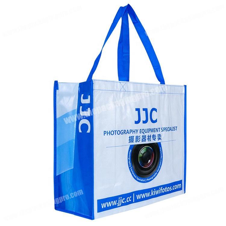 Promotional cheap customized eco fabric non-woven laminated shopping bag
