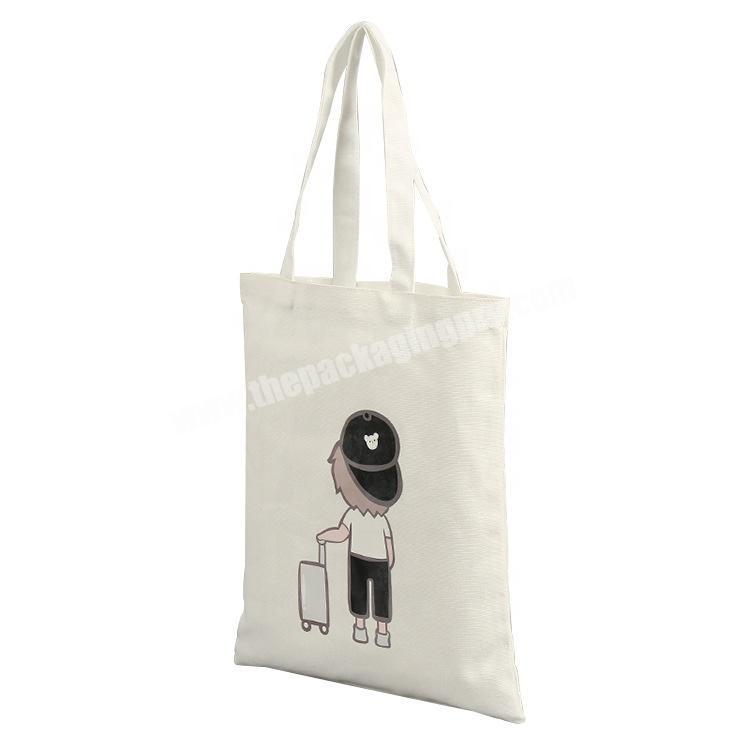 Promotional Custom Logo Cotton Canvas Organic Cloth Tote Bag