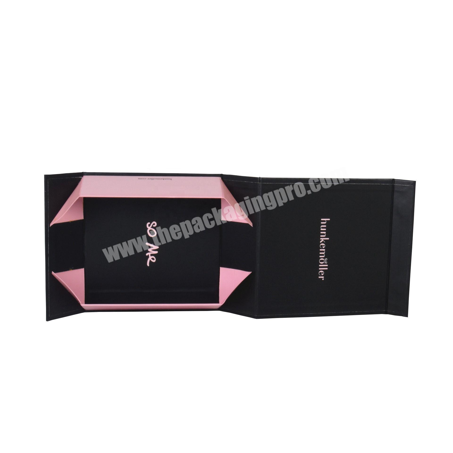 Promotional custom logo foldable skincare packaging paper cardboard box
