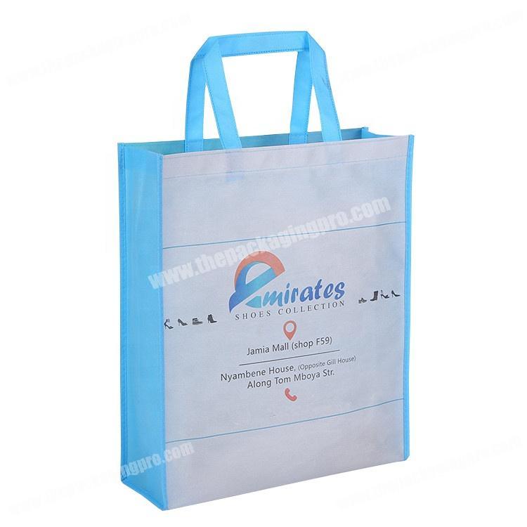 Promotional design printed reusable shopping bags non woven bag