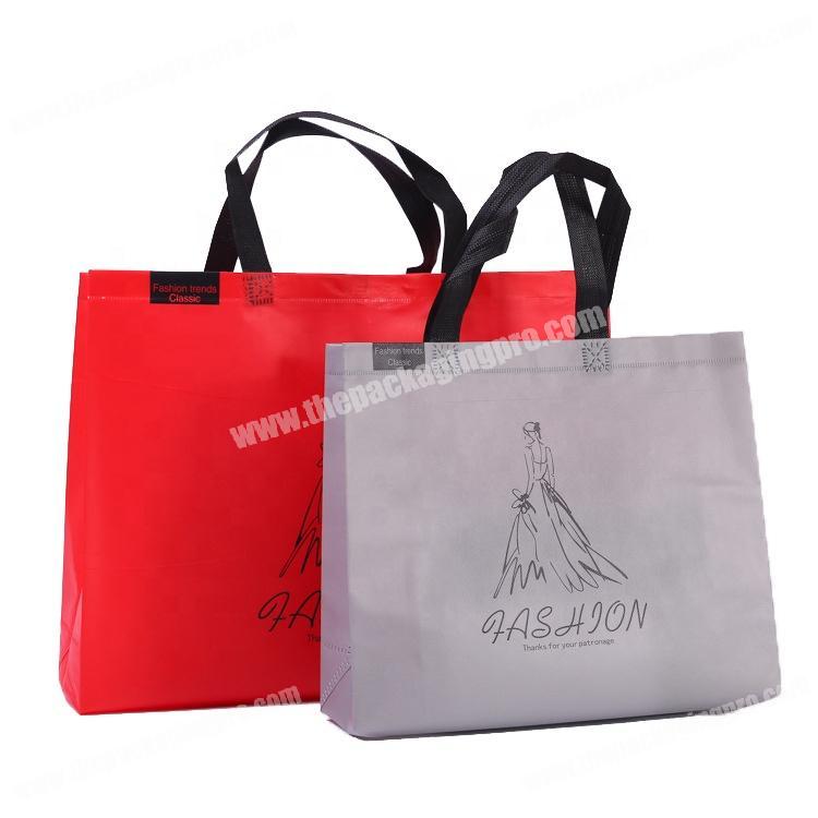 Promotional dress packaging non woven tote bags