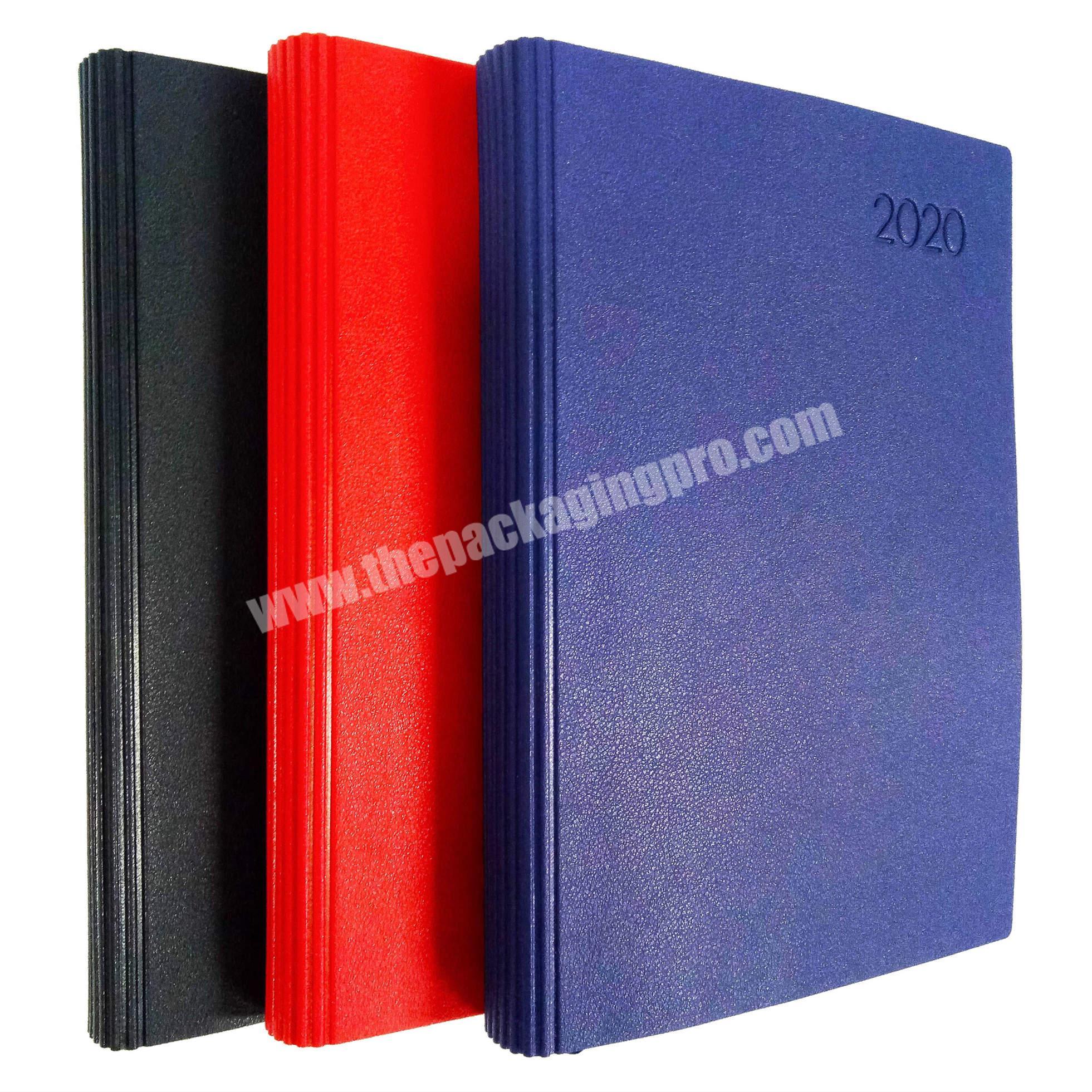 Promotional personalised diary leather cover notebook school journal custom organizer