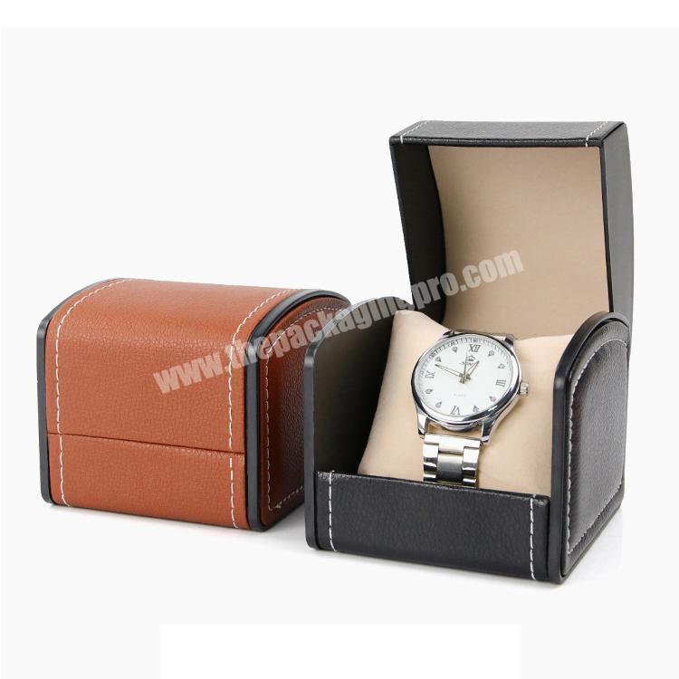 PU Leather Watch Box Black Watch Box Display Box