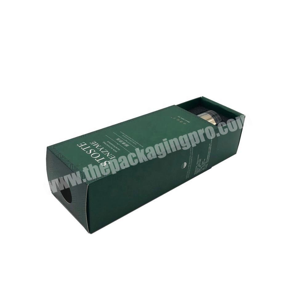 Pull Out Cosmetic Cardboard Packaging Box with eva insert