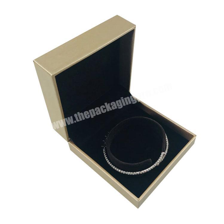 rectangle hinged pearl paper jewellery bracelet box