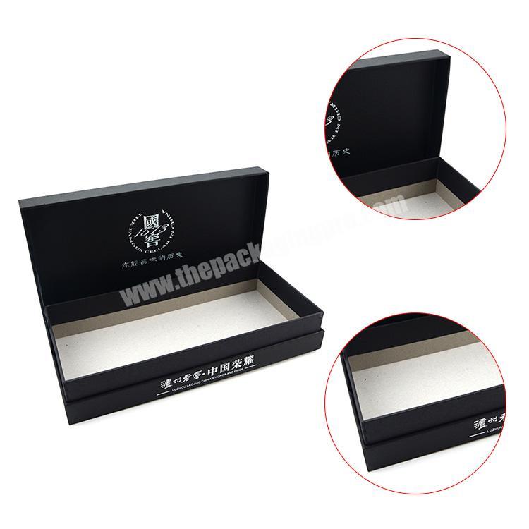 rectangle packaging box hard cardboard box manufacturers black packaging boxes for sock