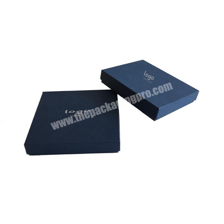 Rectangle paper packaging clothes box with custom logo