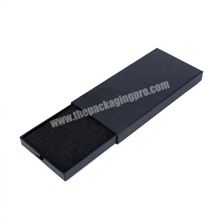 Rectangular Drawer Packaging Box With Sponge, Cardboard Box Size And Logo Customized