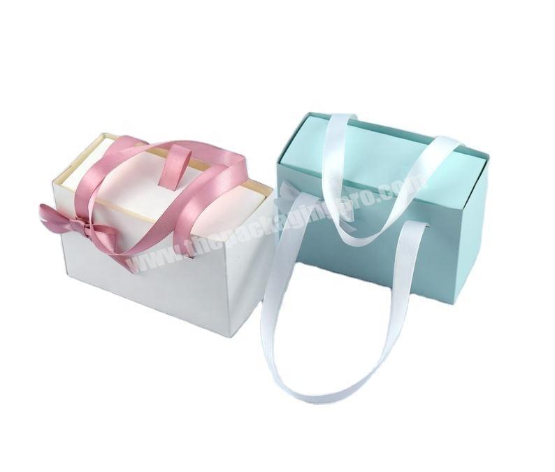 Rectangular portable drawer luxury wedding favor gift box keepsake birthday gift box