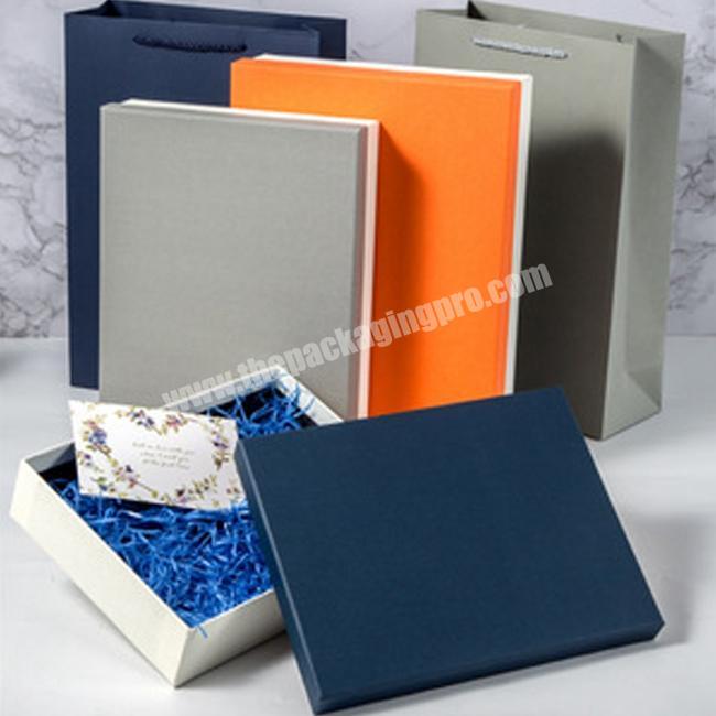 Rectangular Simplicity Clothes Scarf Packaging Birthday Cardboard Empty Gift Boxes