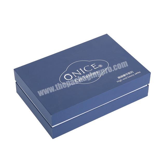recyclable 2 piece custom luxury gift packaging box rigid