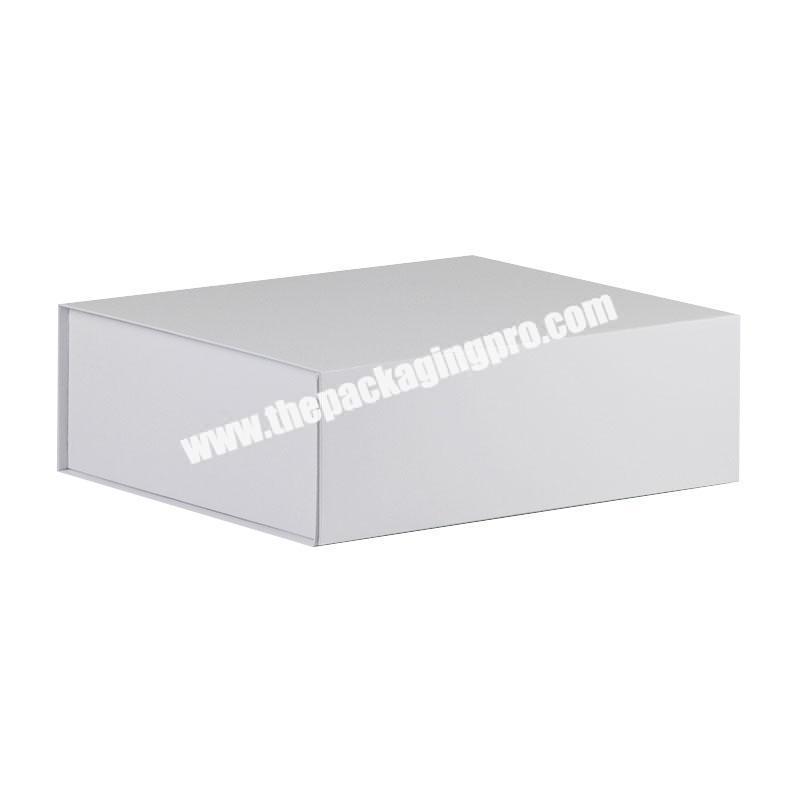 Recyclable cardboard paper magnetic white gift packaging box for sunglasses