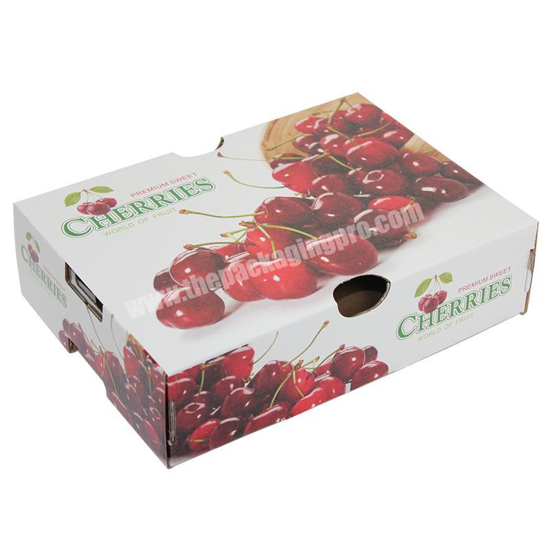 Recyclable corrugated banana fruit box with 5% discount