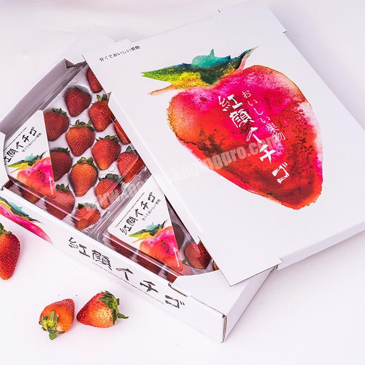 Recyclable Durable Boxes Wholesales Custom Shipping Paper Carton Corrugated Fruit Mango Packaging Box With Free Sample