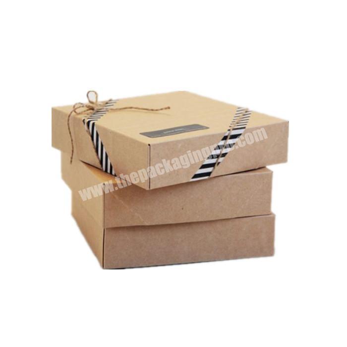 Recyclable Eco-Friendly Foldable gift kraft paper box
