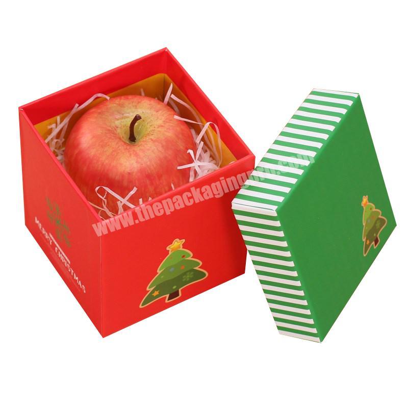 Recyclable  Paper Cardboard Wrapped Small Lid and Base Boxes Christmas Gift Packaging