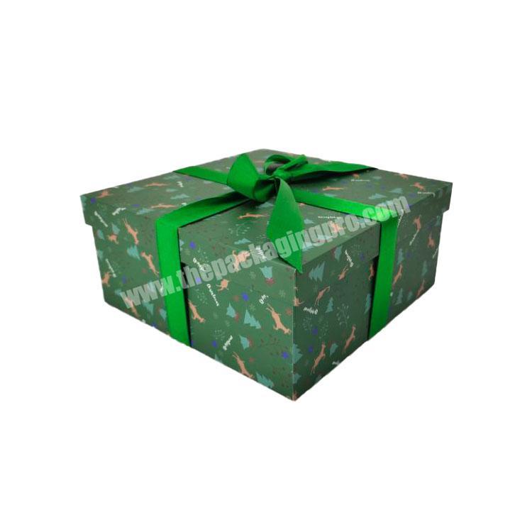recyclable paper custom printing gift paper boxes purses and handbags christmas packaging box