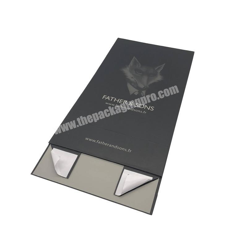 Recycle cardboard packaging box wholesale embossing logo folding gift box