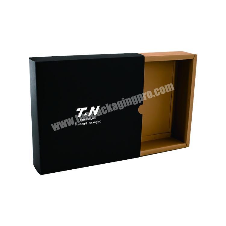 Recycle eco friendly custom logo private label printed cardboard paper drawer gift box