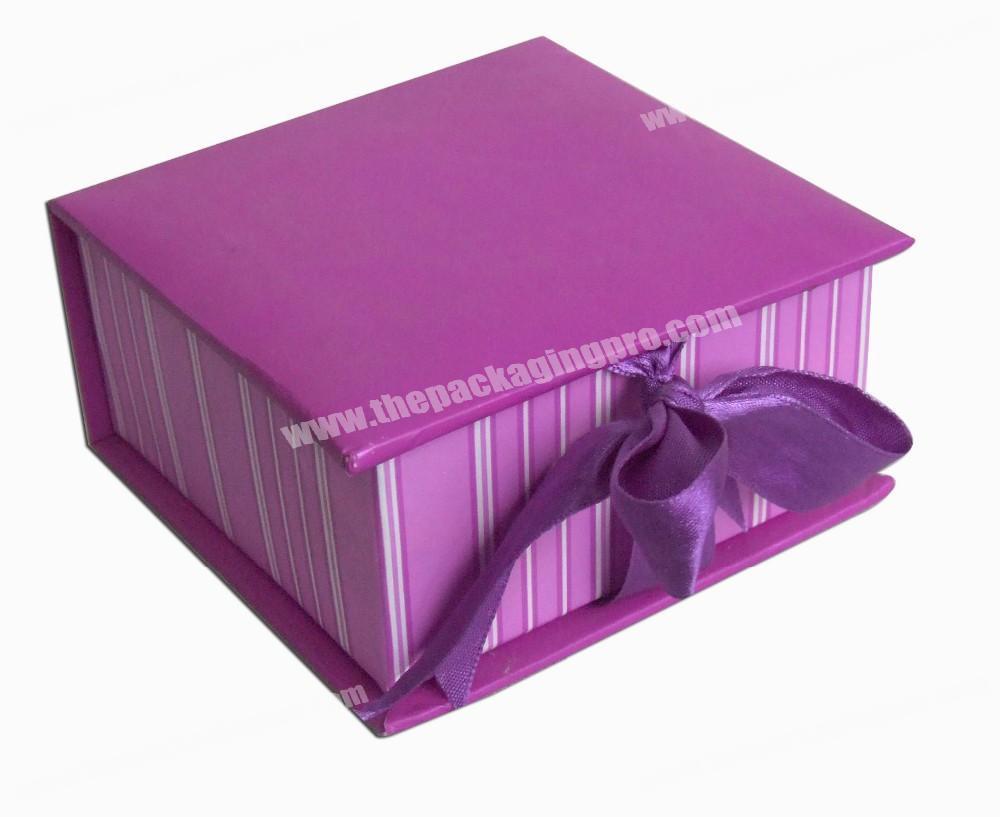 Recycle Paper Custom Logo Printing Box Cardboard Paper Shoe Packaging Gift Boxes with Ribbon for Clothing