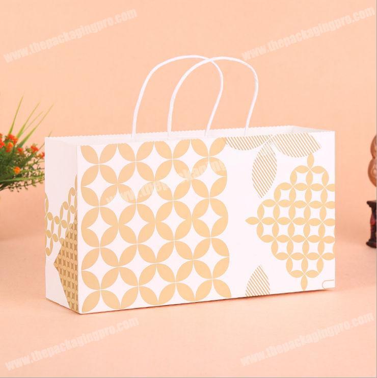 recycle shopping custom made plain paper bag for food