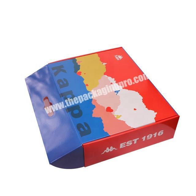 recycled carton colorful box customizable logo corrugated boutique box