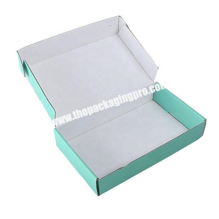 Recycled corrugated paper mailer packaging box with rigid quality