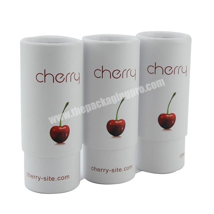 Recycled paper cylinder box tube glossy laminating gift paper tubes