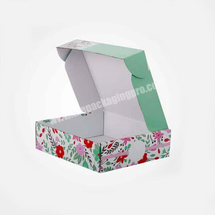 Recycled Special Texture Paper Flat Pack Folding Gift Box With Logo