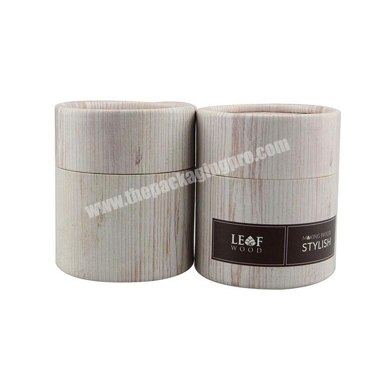 Recycled t-shirt packaged round box kraft cylinder paper box round storage boxes