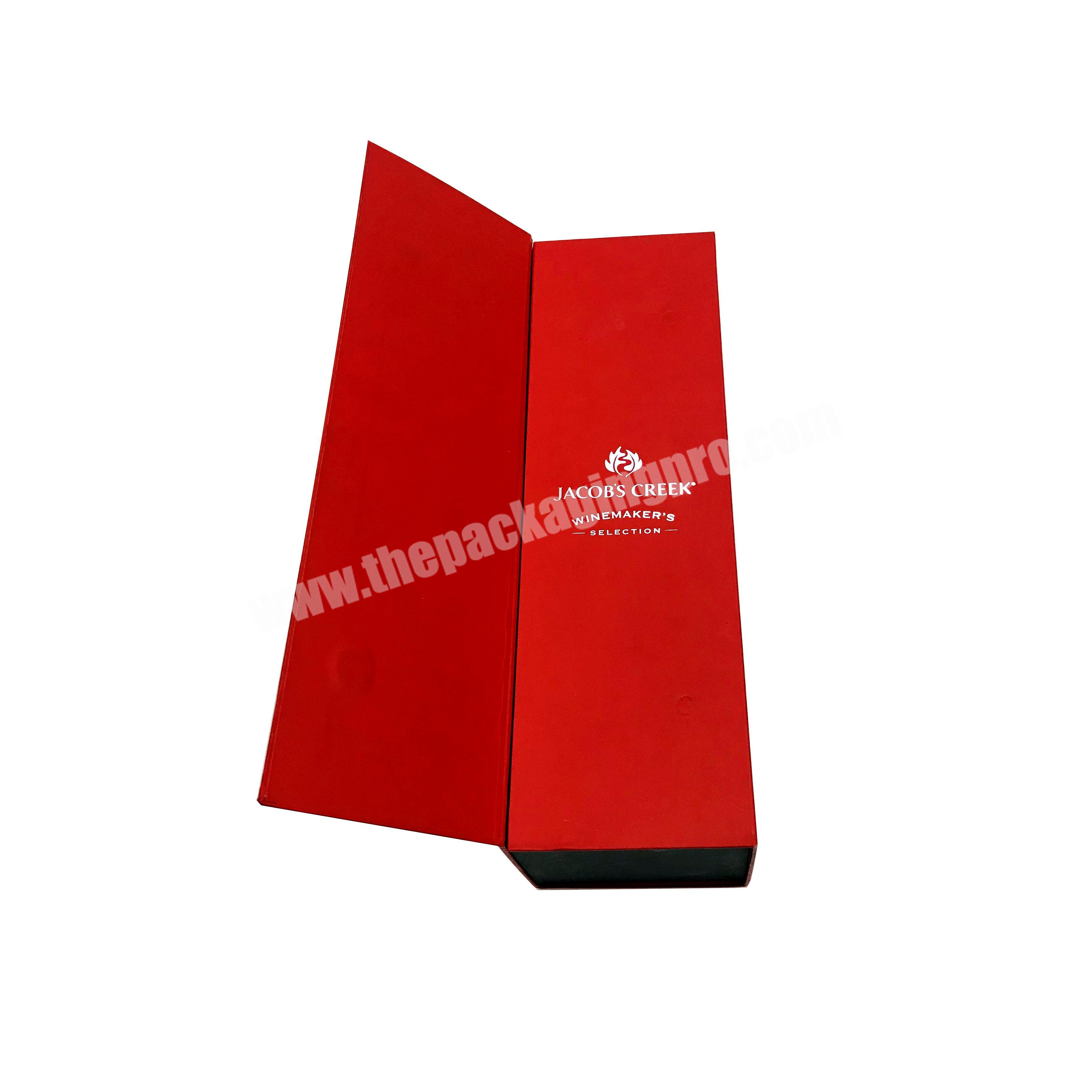 Red Custom Packaging Paper Box With Magnetic Closure