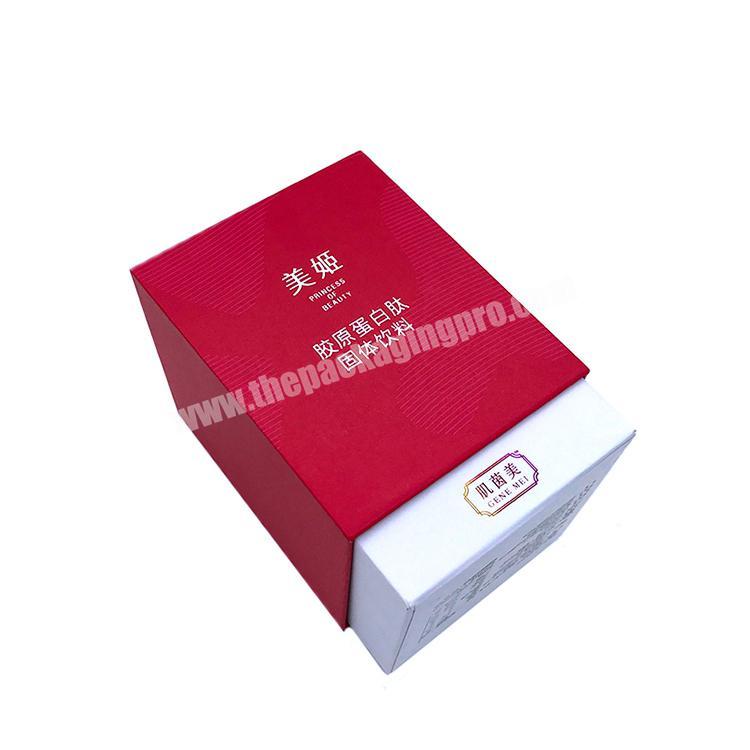 Red Gift Cardboard Packaging Box Paper