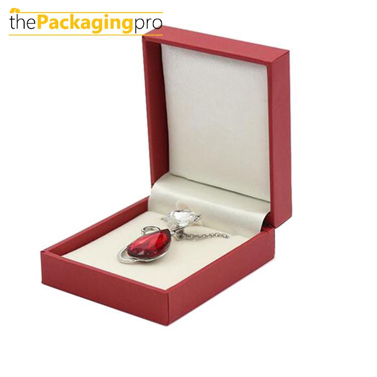 Red jewelry packaging box from China manufacturers