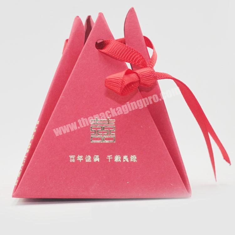 Red kraft paper Tapered Tote Packaging Box with Window