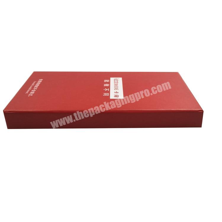 Red mobile phone protective film packaging paper box