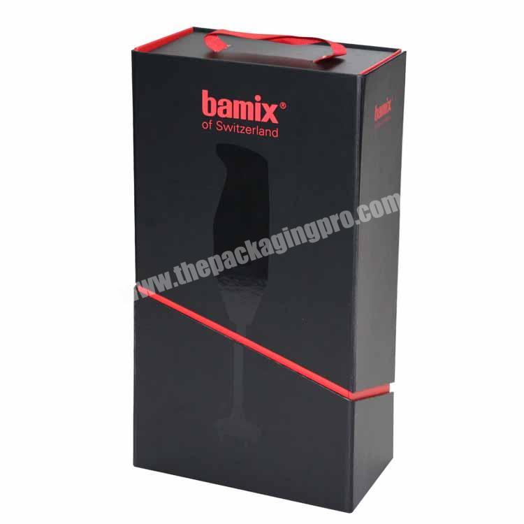 Red wine and red wine glass cases box gift Folding box rigid box packaging