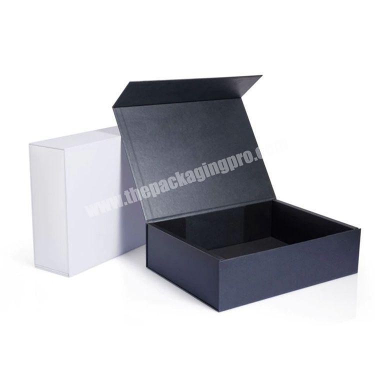 Retail Cardboard Magnetic Gift Folding Packaging Boxes Custom Logo For Cosmetic