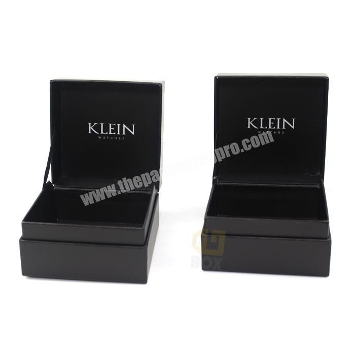 Retail Cheap High End Gift Paper Custom Logo Printed Classical Paper Watch Box With Pillow
