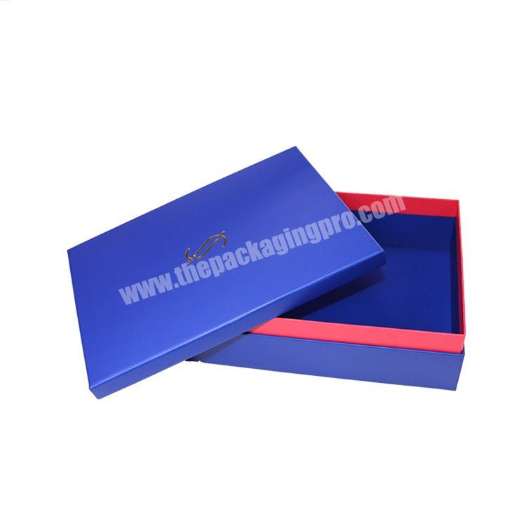 Rigid Blue Gift Box Packaging