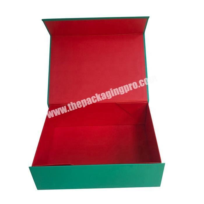 Rigid cardboard hard paper magnetic box folding gift box